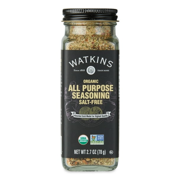 Watkins Gourmet Organic Spice Jar, All Purpose Seasoning Salt Free, 2.7