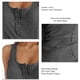 thumbnail image 3 of Top sin mangas acanalado con botones, cuello redondo, delgado, suave, informal, con botones delanteros, chaleco de verano acanalado para mujer, gris, XL, 3 of 4