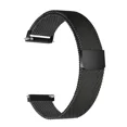 thumbnail image 1 of 18mm 20mm 22mm Metal Strap For Garmin Vivoactive 4 4s 3s 3 music Band For Garmin Venu 2 2s 3s/Forerunner 645 245 Music Bracelet Black For Forerunner 265s, 1 of 6