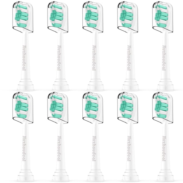 Cabezales de repuesto para cepillos de dientes Jiuzhoudeal Sonicare, paquete de 10