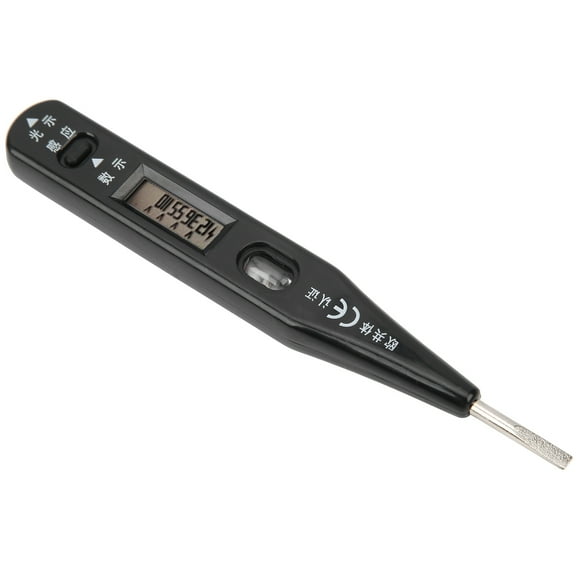 Electrical Tester, Overall Heat Treatment Durable Precise Voltage Tester AC Voltage Detector Pen For AC And DC For Measuring