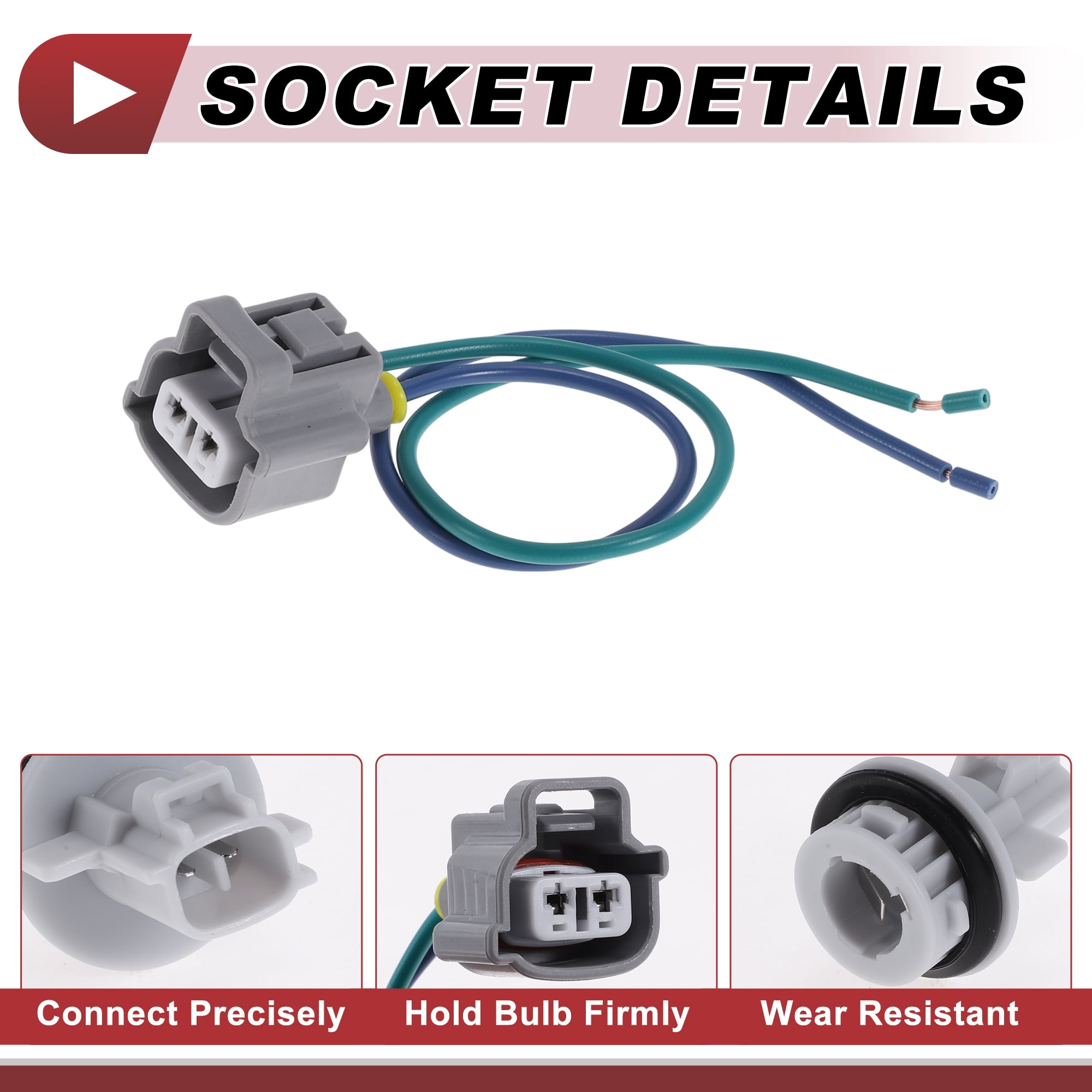 Unique Bargains Front Turn Signal Light Socket Wiring for Toyota Celica 2000-2005