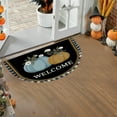 thumbnail image 6 of Honmine 15.8x23.6in Half Round Door Mat Thanksgiving Pumpkin, Indoor Entrance Half Circle Area Rug Semi Circular Door Mat Half Moon Rug for Floor Bathroom Kitchen Fireplace, 6 of 6