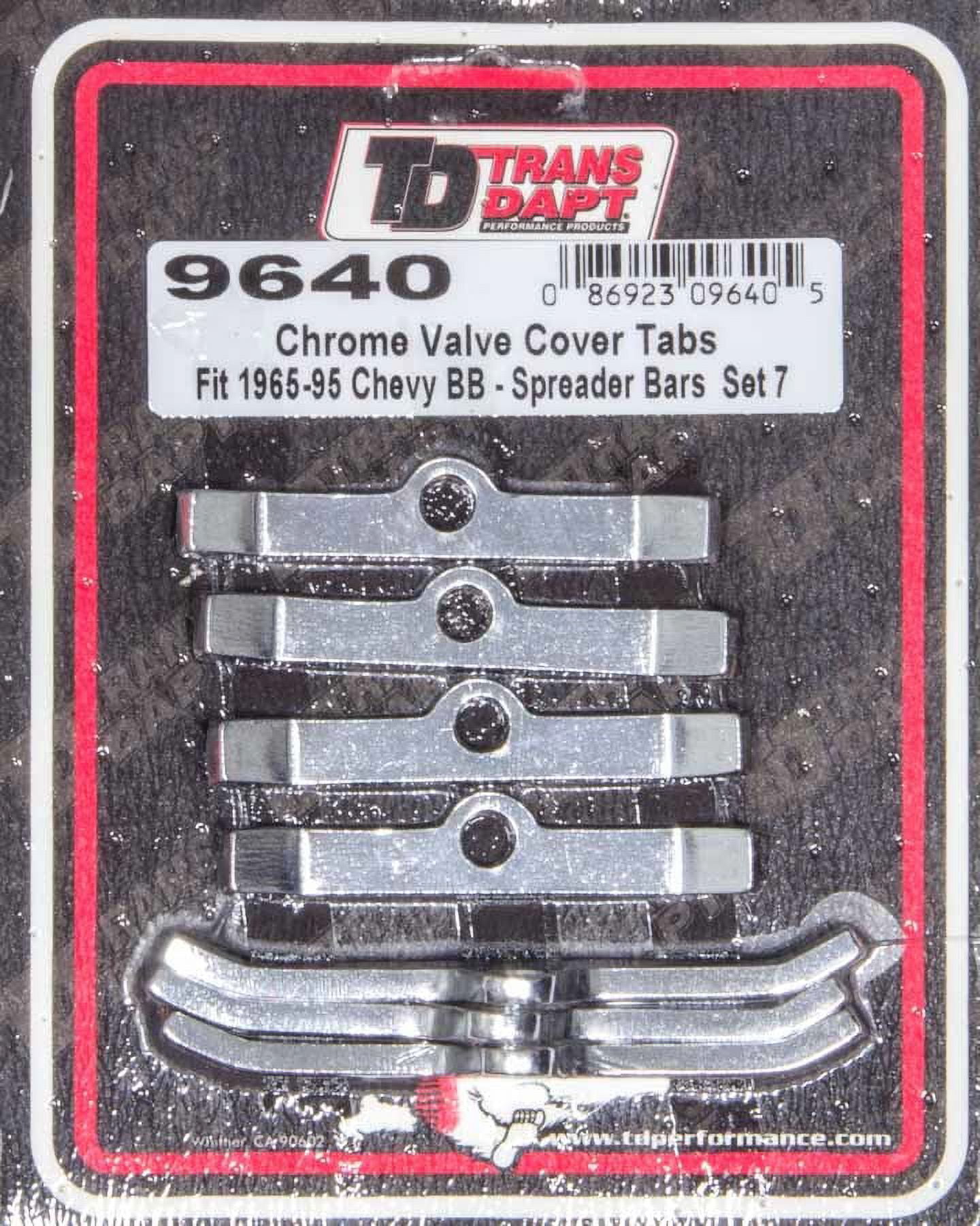 Trans-Dapt 9640 TDP9640 V/C TABS CHRM BBC PK7