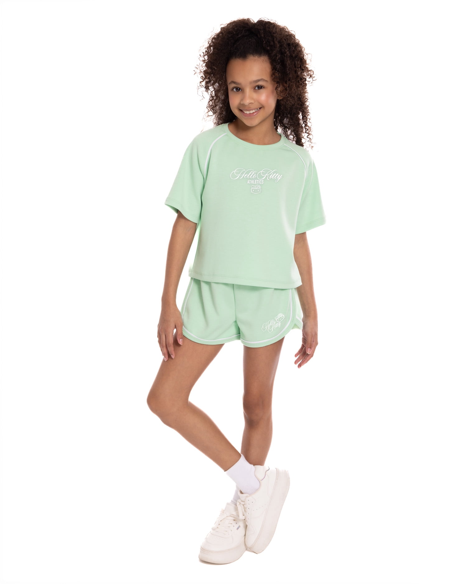 Hello Kitty Girl’s Active Scuba Short Set, Sizes 4-12