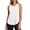 Blanc, des Hauts Ajustés pour les Femmes à la Mode, variante sur SZJXBUY Beaux Hauts de Travail pour Femmes, Été Grande Taille Décontracté Respirant Ourlet Arrondi Débardeur Ample à Volants Sans Manches Athlétique Course Gym Yoga Chandails Violet, TTG