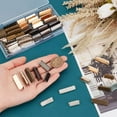 thumbnail image 3 of 72pcs Ribbon Clamp Ends 12 Styles Belt Buckle End Ribbon Crimp Ends Webbing Ends Fasteners Jewelry Findings, 3 of 6