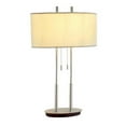 thumbnail image 1 of Adesso 4015 Duet Table Lamp Satin Steel 22, 1 of 2