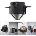 thumbnail image 6 of 2 Pcs Coffee Maker Filter Reusable Strainer Dripper Metal Onion ABS Resin and 304 Stainless Steel, 6 of 6