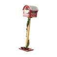 thumbnail image 4 of jifeng Christmas Mailbox Mail Box Photography Prop Postbox Standing Letter Box for Home Red, 4 of 9