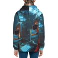 thumbnail image 6 of Kdxio Underwater Office Diver Pattern Kids Boys Girls Zip Up Hoodie 3D Printed Hooded Sweatshirt Hoody Coat with Pocket 7-12 Y-Medium, 6 of 6