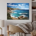 thumbnail image 2 of Designart "Coastal Beauty Australia painting II" Coastal Metal Wall Art Prints, 2 of 5