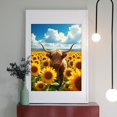 thumbnail image 2 of Diamond Art Kit for Adults, Sunflower Field Majestic Animal Diamond Painting for Adults Beginners, DIY Diamond Art Painting Kits, 5D Diamond Painting Crafts for Home Decor 12x16 Frameless, 2 of 7