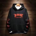 thumbnail image 5 of Sudadera con capucha para hombre, sudadera con capucha gráfica de manga negra, color blanco roto, oferta de bienvenida de anime, sudadera S, novedad de invierno y ropa masculina, 5 of 5