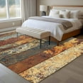 thumbnail image 5 of 5x8 Area Rugs for Living Room, Brown Gray Non Slip Area Rugs for Kitchen Bedroom Entryway, Farmhouse Abstract Gradient Wooden Grain Washable Carpet Runner Rug Floor Mats for Bedroom Home Decor, 5 of 9