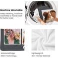 thumbnail image 4 of AISENIN Personalized Blanket with Photo Custom Christmas Blankets Soft Bed Throw Blanket Gifts for Family Friends on Birthday Christmas, 4 of 5
