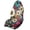 Vibrant Floral Print, variant on XYZCANDO Hibiscus Floral Car Seat Towel Cover - Waterproof Sweatproof Protector with Moisture-Wicking Microfiber - Universal Fit for Cars, SUVs & Trucks
