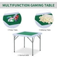 thumbnail image 4 of HOMCOM Folding Card Table Mahjong w/ Cup Holders Outdoor Camping Portable, 4 of 9