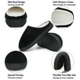 thumbnail image 2 of Dannto Womens Mens House Winter Slippers House Memory Foam Slide Bedroom Home Indoor Cozy Closed Toe Shoes, 2 of 6