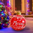 thumbnail image 4 of ddioayh 1PCS 24 Inch Outdoor Christmas Inflatable Decoration Ball (No Lights), Holiday Sphere for Xmas Tree, Home Yard, and Party Decorations, 4 of 8