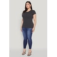 thumbnail image 4 of Womens Plus Size Basic Crew Neck Tee, 4 of 5