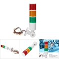 thumbnail image 4 of Andon Lights, 3 Colors  Light Tower, 24V Warning Light with Buzz Sound, Tower Lights, LED Red Green Yellow for, 4 of 8