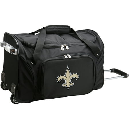 Denco New Orleans Saints 22&quot;&quot; Rolling Duffle Bag - www.bagsaleusa.com