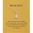 thumbnail image 1 of Silver Necklace for Women Evil Eye Ankh Bow Necklace for Friends Sister Birthday Just Because Christmas Gifts, 1 of 5
