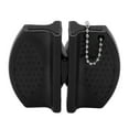 thumbnail image 4 of Pocket Knife Sharpener, Anti Slip Pad Practical Portable Mini Knife Sharpener With Hook Chain For Scissors Black, 4 of 8