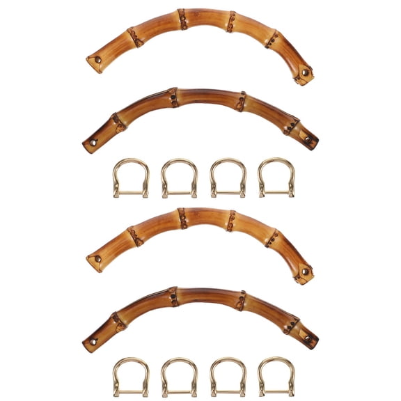 2 Pieces Taper Kettlebells Bamboo Handle DIY Accessories Shopping