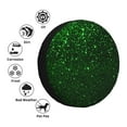 thumbnail image 4 of Sikiie Green Sparkling PVC Leather Spare Tire Wheel Cover Spare Tire Cover, for Car Truck SUV Camper Trailer Universal Fit(14-17in)-15 inch, 4 of 6