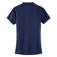 thumbnail image 6 of Womens Diamond Jacquard Polyester Polo Black 2X-Large, 6 of 6