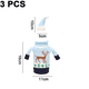 thumbnail image 2 of Fundas navideñas para botellas de vino, funda navideña para suéter con sombrero para decoraciones feas de fiesta de suéter navideño, 2 of 5