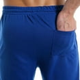thumbnail image 4 of KDFJPTH Mens Trousers Sweatpants Pants With Stretch Striped Blue L, 4 of 4