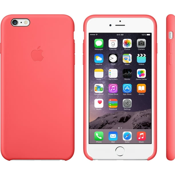 Apple Silicone Case for iPhone 6s Plus and iPhone 6 Plus - Pink ...