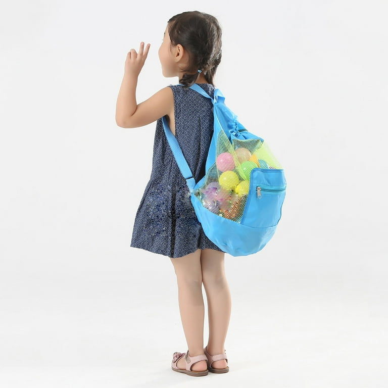  Bluey Swimming Bag Kids Beach Pool Swim Drawstring Backpack  For Boys Or Girls Blue