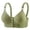 A-Green#99, variant on Floral Print Bras for Women Plus Size Front Closure Seamless Bra Adjustable Spaghetti Strap Post Surgery Bras Comfy Wireless Bralettes Beige 38