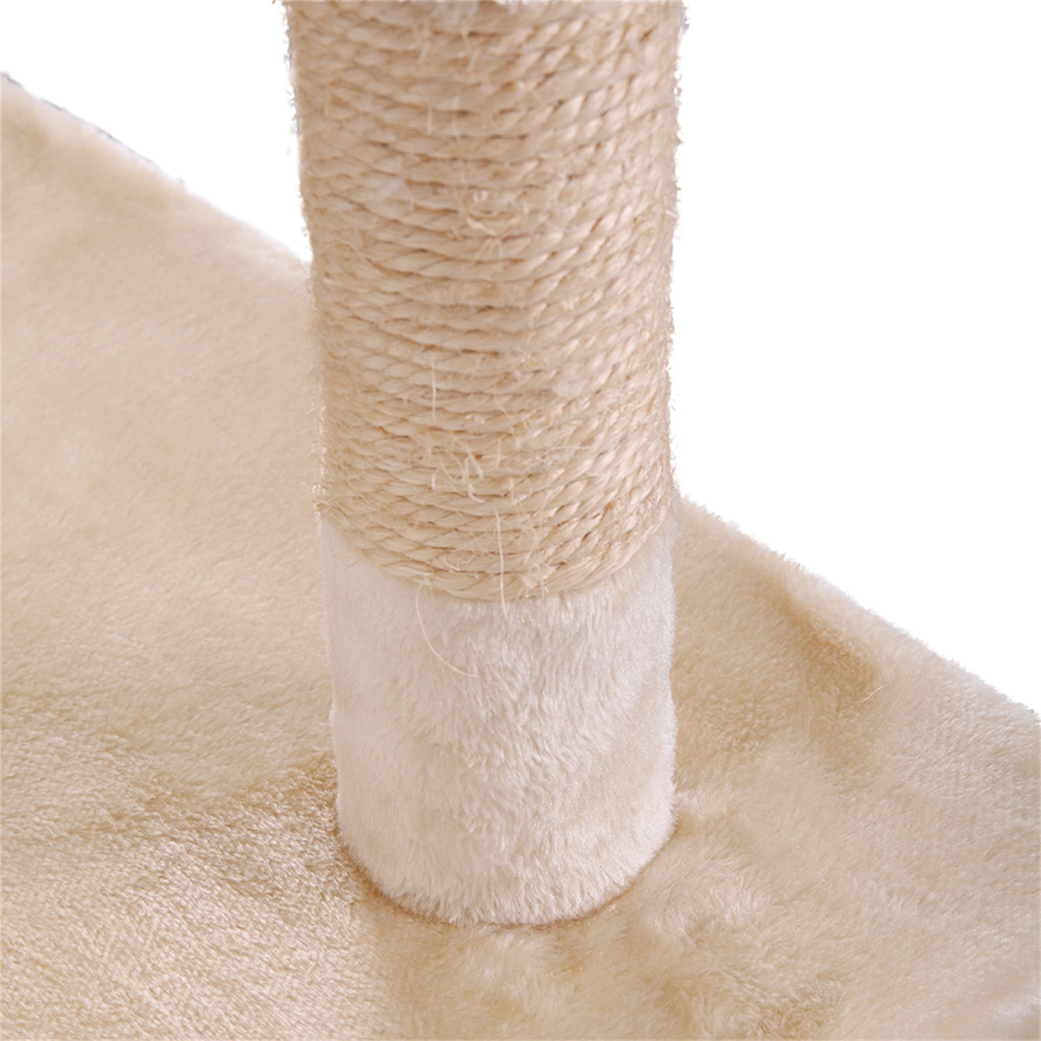 Pefilos 60" Cat Tree Tower for Indoor Cats, Cute Sisal Rope Cat Condo for Adult Cats Plush Cat Climb Tree, Beige Pefilos 60" Cat Tree Tower for Indoor Cats, Cute Sisal Rope Cat Condo for Adult Cats Plush Cat Climb Tree, Beige