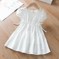 thumbnail image 2 of Posijego Girls Mesh Princess Dress Toddler Girls Short Sleeve A-Line Dresses Casual Summer Dresses for Little Girls, 2 of 7