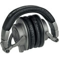 thumbnail image 4 of Audio Technica ATH-M50x Wired On Ear Headphone with Detachable Cable, Gun Metal, 4 of 7