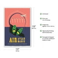thumbnail image 2 of Morocco - Air Atlas Maroc - Vintage Airline Travel Poster by A.M. Baezner c.1950s - Master Art Print (Unframed) 13in x 19in, 2 of 4