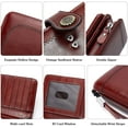 thumbnail image 6 of BOSTANTEN Womens Wallet Genuine Leather Large Capacity Wristlet Clutch Purse Credit Card Holder with RFID Blocking, 6 of 14