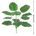 thumbnail image 2 of Planta en maceta artificial Hoja Oficina en casa Mesa Centro de mesa Decoración Banquete de boda Hojas de plantas falsas Sweethay HA6912-00B, 2 of 6