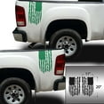 thumbnail image 2 of Veteran Vietnam Retired Distressed American USA US Flag Rear Truck Bed Vinyl Decal fits most Pickup Trucks U.S. Army Sticker USAF USMC US Navy Decal (Set of 2, 11" x 20", Grass Green), 2 of 8
