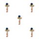 thumbnail image 1 of Tholdsy Juguete de bola de vintage Juguetes de entrenamiento de coordinación ojo-mano Cumpleaños Fiesta de año nuevo Juego de mano Niños Azul 5piezas Tholdsy CBP187333, 1 of 6