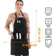 thumbnail image 3 of Under NY Sky Knife-Roll Canvas Apron, 3 of 6