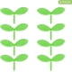thumbnail image 2 of Sprout Little Green Bookmarks Silicone Grass Buds Creative Green Bookmarks, Gifts For Book Lovers Reading, Set Of 8, 2 of 5