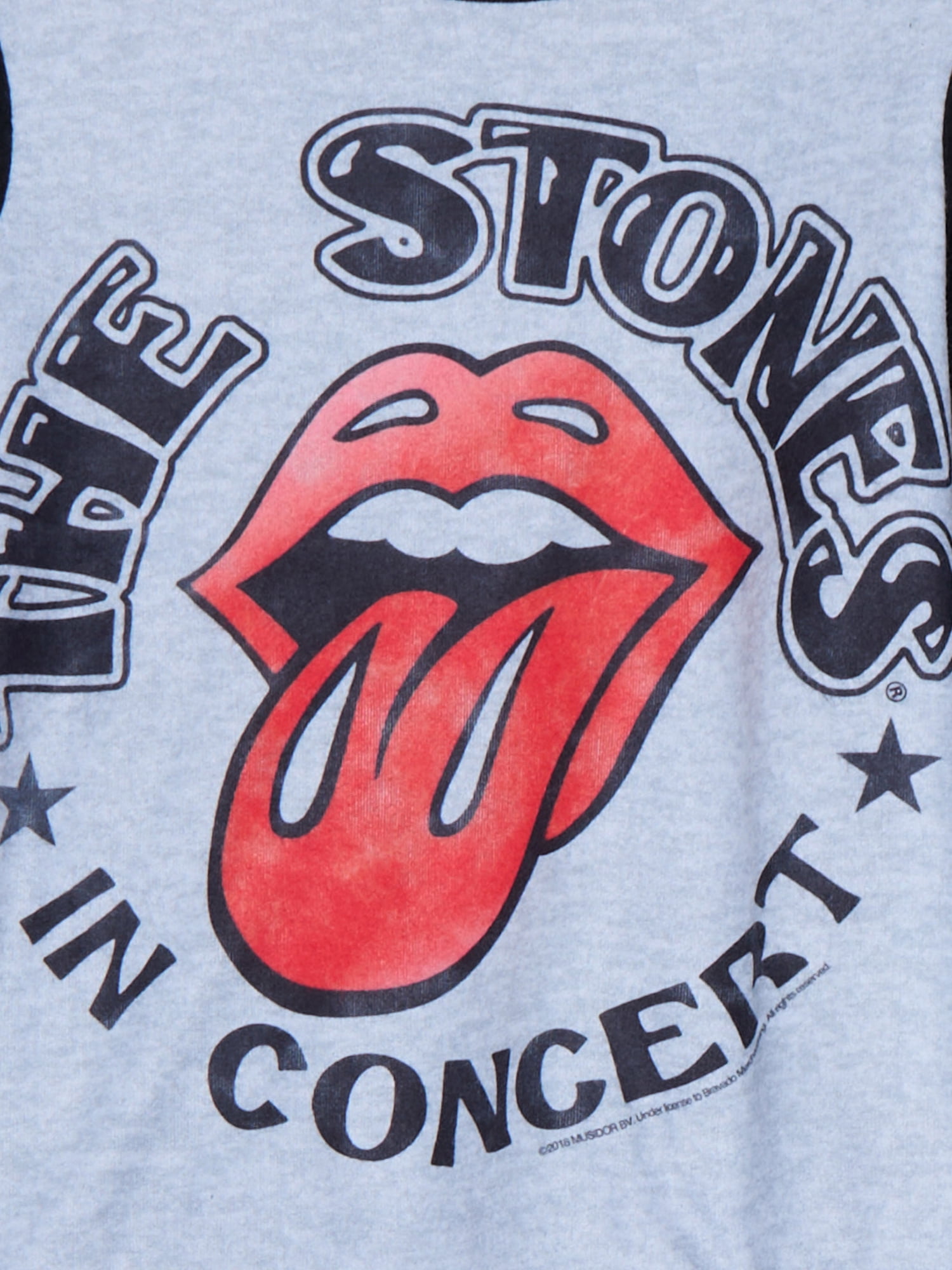 The Rolling Stones Girls Long Sleeve Top and Pants, 2-Piece Pajama Set, Sizes 4-12