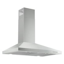 FIREGAS Range Hood with 500 CFM, 30 Inch Stainless Steel Wall Mount Kitchen Hood, Ducted/Ductless Convertible, 3-Speed Exhaust Fan, LED Light, Aluminum Filters