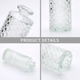 thumbnail image 3 of Set de jarrones de cristal Brajttt Vintage Flowers, 18 unidades, transparentes, 3 of 9